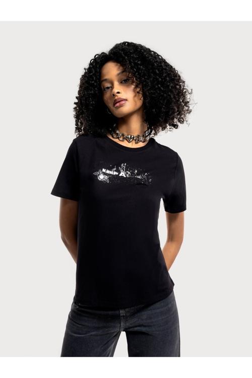 Loose Fit Kadın Tshirt K.Kol