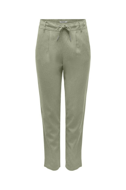 Kadin Yeşil Onlcaro-Poptrash Easy Linen Bl Cc Pnt Pantolon 15278710-Tea