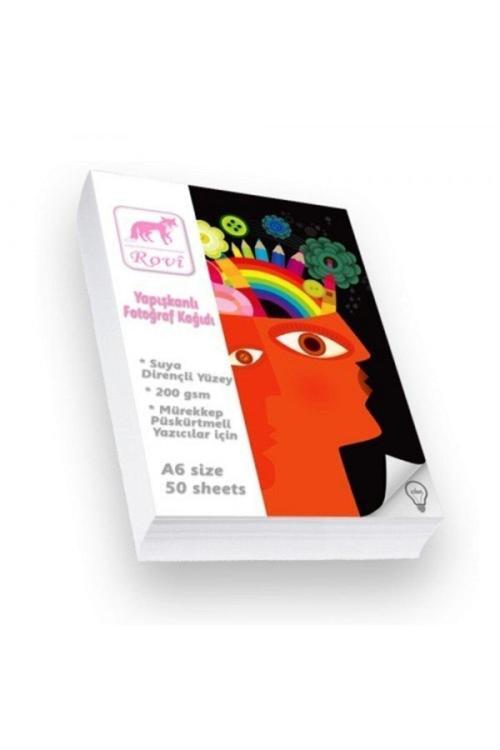 Fine-Art Yapışkanlı Fotoğraf Kağıdı - 200Gsm - 50Yp - 10X15