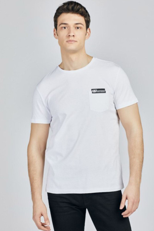 Lf2026683 Erkek T-Shirt Whıte