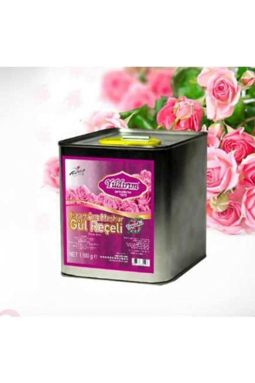 Isparta Gül Reçeli 1800Gr. Metal Ambalaj