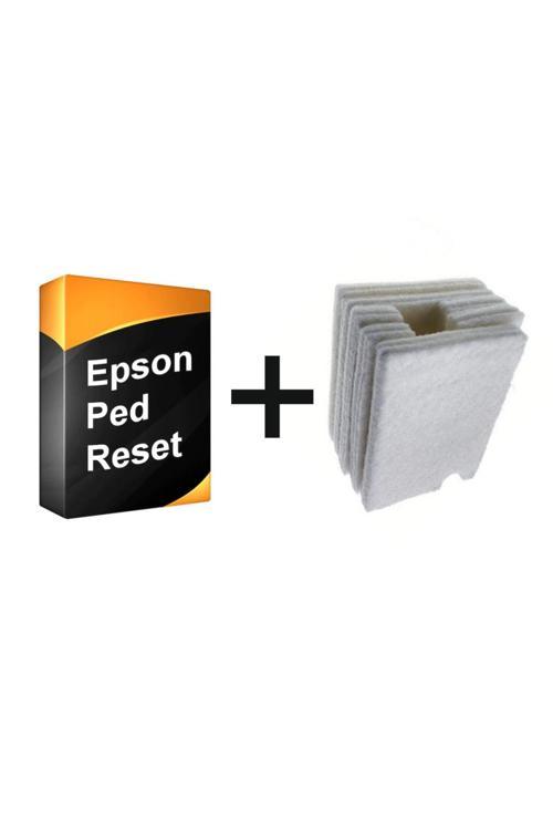 L3210 Yazıcı Için Atık Mürekkep Pedi Ve Reset Programı Keçe + Program