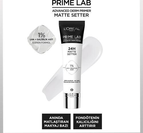 Prime Lab Matte Setter Matlaştırıcı Makyaj Bazı