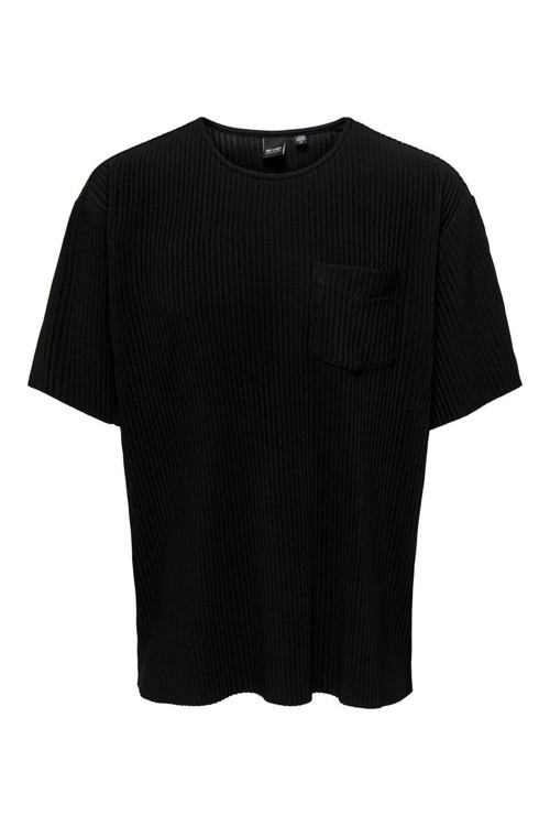 Only&Sons Rlx Plaetad Pocket Ss Tee