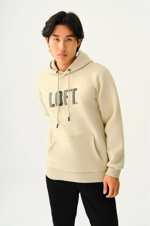 Erkek Regular Fit Kapüşonlu Sweatshirt Lf2038246