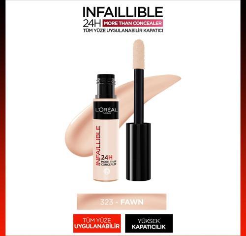 Infaillible 24H Tüm Yüze Uygulanabilir Kapatıcı - 323 Fawn