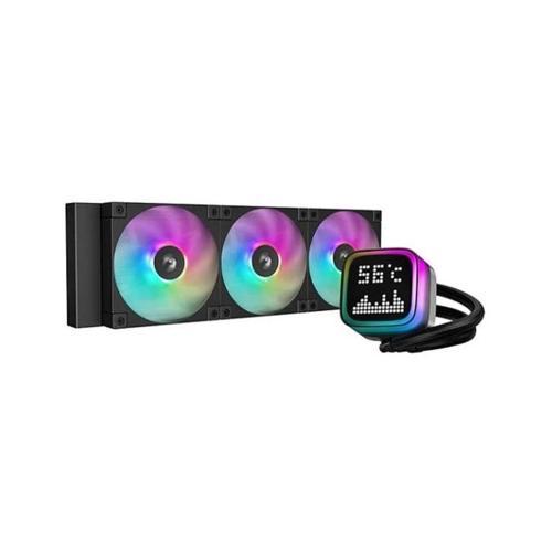 LP360 PRO 360MM ARGB with Matrix Display Liquid Cooler Black - R-LP360-BKMSNC-G-1