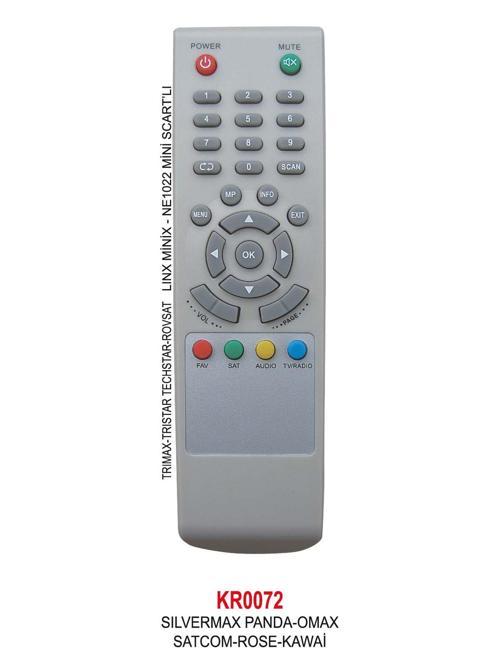 SILVERMAX MİNİ SCART’LI UYDU KUMANDA