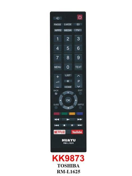 TOSHIBA RM-L1625 NETFLIX-YOUTUBE LCD KUMANDA