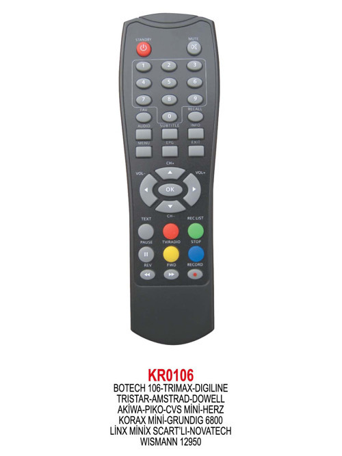MİNİX SCART’LI UYDU KUMANDA
