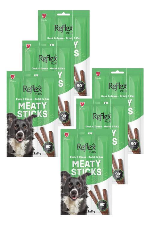 Meaty Sticks Ördek ve Kaz Etli Köpek Ödül Çubuğu 3x11gr Altılı Paket
