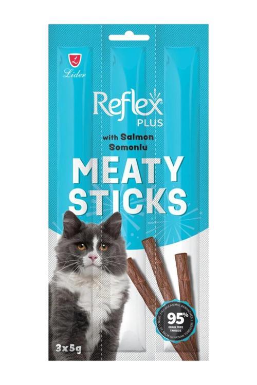 Meaty Sticks Somonlu Kedi Ödül Çubuğu 3x5gr Otuzbeş Paket