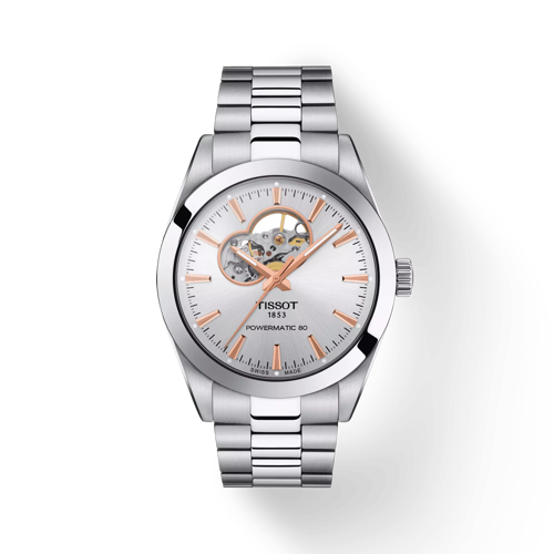 Gentleman Powermatic 80 Open Heart T127.407.11.031.01 Erkek Kol Saati