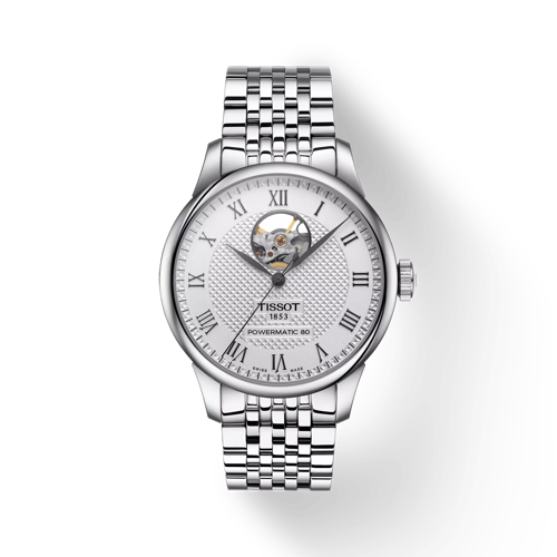 Le Locle Powermatic 80 Open Heart T0064071103302 Erkek Kol Saati T006.407.11.033.02