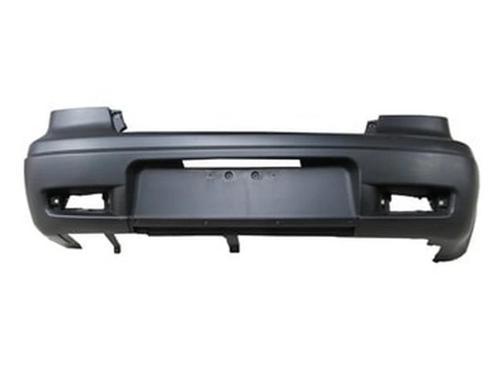 2004-2007 Mitsubishi Outlander Arka Tampon Siyah (Plaka-Reflektör Delikli Fpı) (Adet) (Oem No:Mn1332