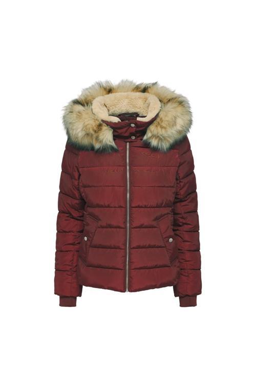 Kadın Kışlık Kapüşonlu Mont - Minimalist & Sıcak