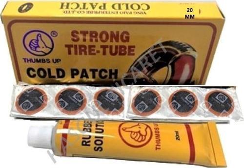 Bisiklet Lastik Tamir 64 lı 20mm Soğuk Yama Bisiklet tamir Yedek Parça Tamir Kiti