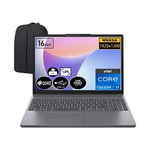 Ideapad Slim 3 Intel Core I7-13620H 16 GB Ram 512 GB SSD 16" Wuxga Windows 11 Pro 83K2001WTR + Elektropasaj Çanta