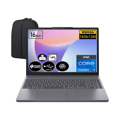 Ideapad Slim 3 Intel Core I7-13620H 32 GB Ram 512 GB SSD 16" Wuxga Windows 11 Pro 83K2001WTREP2 + Elektropasaj Ça