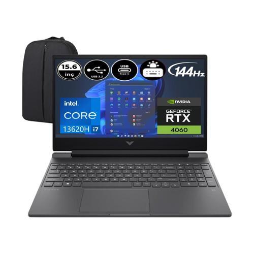 Victus 15-FA2000NT-EP4 13. Nesil Intel Core I7 13620H 16 GB Ram 512 GB SSD RTX4060 144Hz 15.6" Windows 11 Home + Elek
