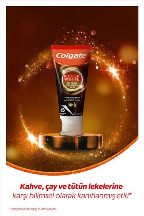 Optic White Kahve, Çay Ve Kullananlar İçin Beyazlatıcı Diş Macunu (50 Ml)