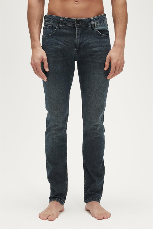 Franco Jeans Indigo Mavi Erkek Denim Pantolon
