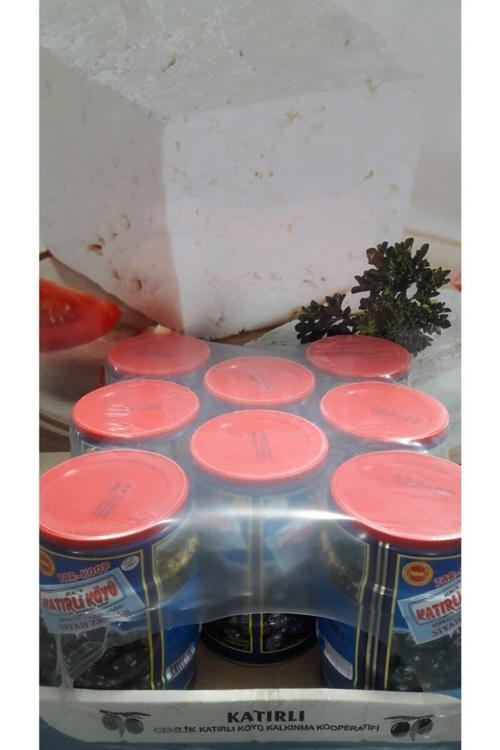 Katırlı Köyü Gemlik Kahvaltılık Siyah Zeytin 8 Adet 1 Kg Paket