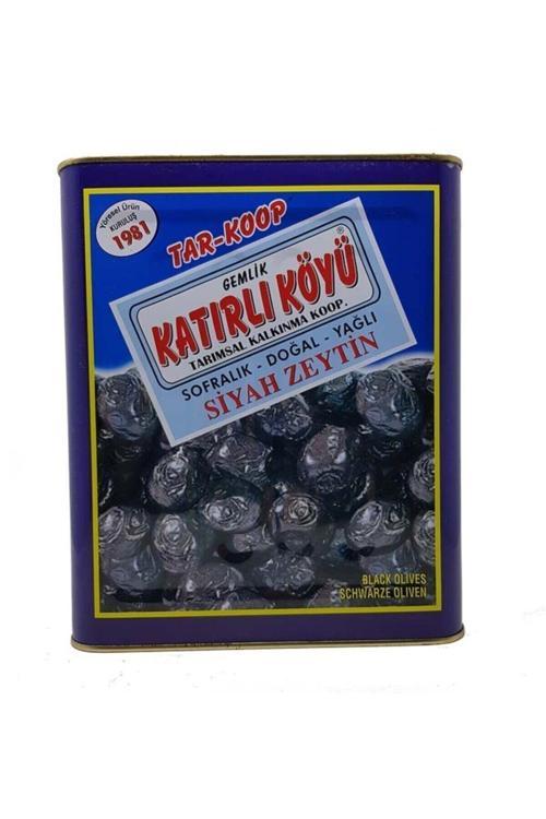Gemlik Katırlı Köyü Siyah Zeytin 10 Kg Teneke