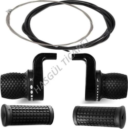 Bisiklet Siyah  Saıguan  3x7 Noktalı vites kolu Ergonomik Bisiklet Vites Sistemleri