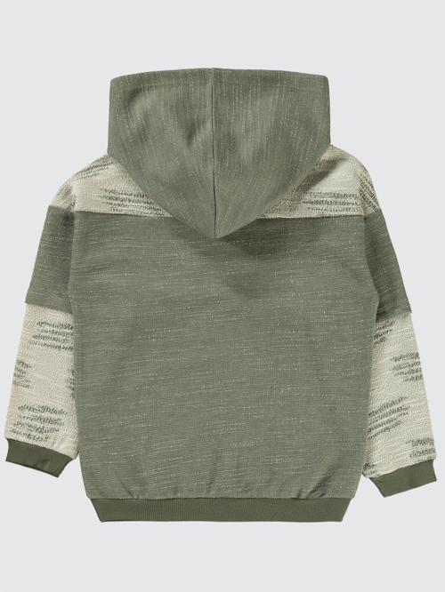 1996 Armalı Kapşonlu 6-9 Yaş Sweatshirt - Haki9-10 Yaş