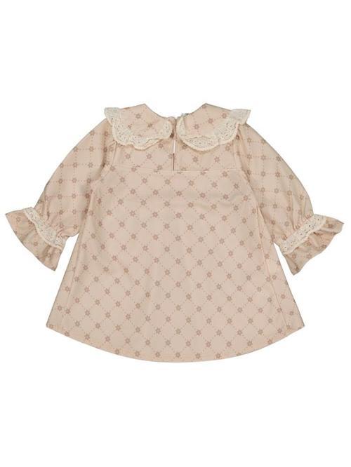 750 Civil Baby Bebe Yaka 6-18 Ay Elbise - Bej18-24 Ay