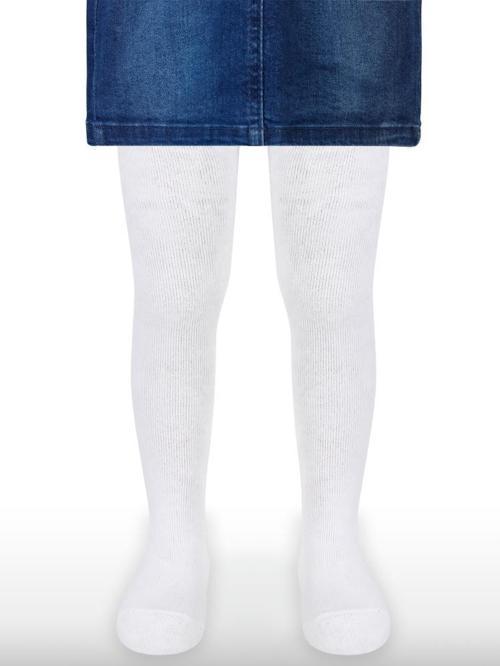 Basic Düz Havlu 2-12 Yaş Kız Külotlu Çorap - Beyaz6-7 Yaş