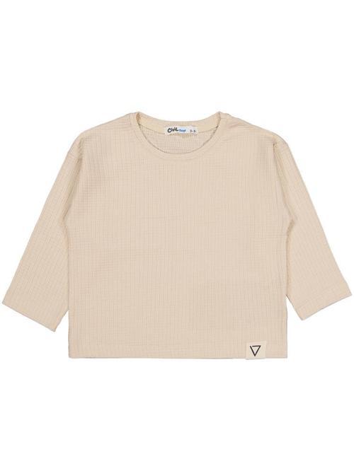 V13937 Civil Boys Jakar Petek  2-5 Yaş Sweatshirt - Bej2-3 Yaş