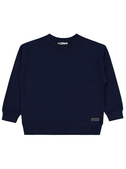 No Etiketli 6-9 Yaş Sweatshırt - Lacivert9-10 Yaş