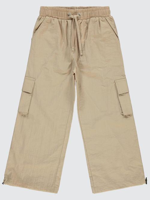 Paraşüt Kargo Cepli 6-9 Yaş Pantolon - Bej9-10 Yaş