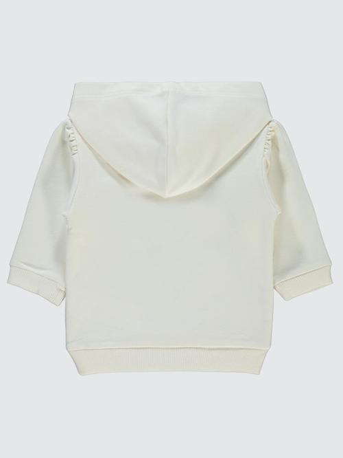 Basic Arma Etiketli 6-18 Ay Sweatshirt - Ekru12-18 Ay