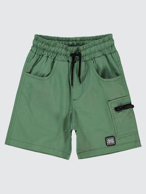 Fermuarlı Cepli 2-5 Yaş Kapri - Haki2-3 Yaş