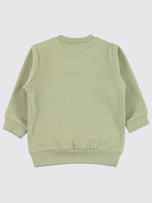 Düz Basic 6-18 Ay Sweatshirt - Yeşil6-9 Ay