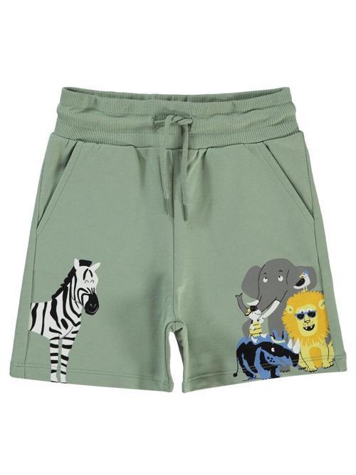 Safari Hayvanlar Baskılı 2-5 Yaş Kapri - Haki2-3 Yaş