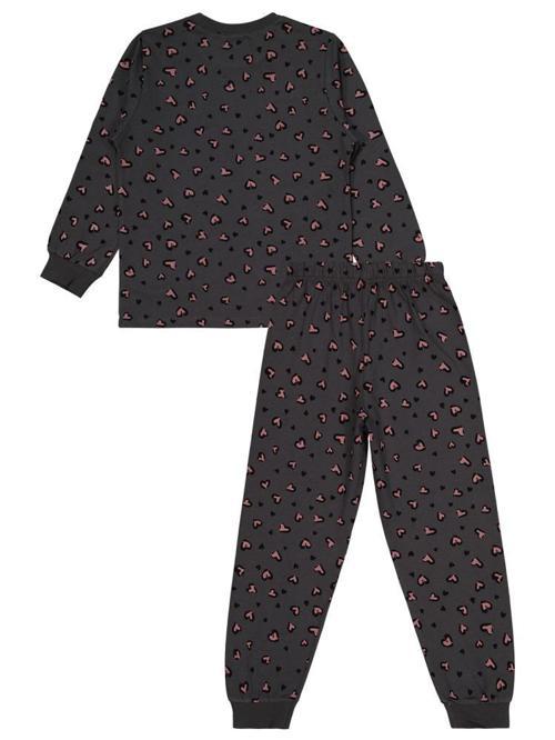 Leopar 6-9 Yaş Pijama Takımı - Gri7-8 Yaş