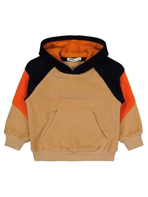 Parçalı Polar 2-5 Yaş Sweatshirt - Bej3-4 Yaş