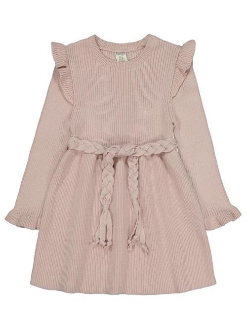 Triko 12-36 Ay Elbise - Pudra18-24 Ay