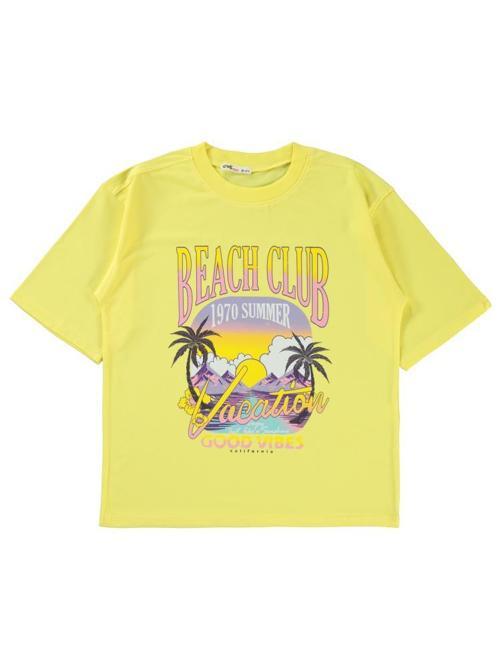 Beache Clup 10-13 Yaş Tişört - Sarı13-14 Yaş