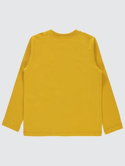 Baskılı 6-9 Yaş Sweatshirt - Hardal8-9 Yaş