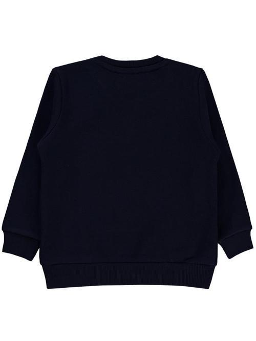 Robot Baskılı 2-5 Yaş Sweatshirt - Lacivert2-3 Yaş