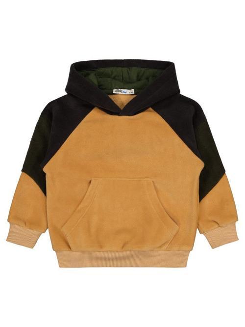 Parçalı Polar 2-5 Yaş Sweatshirt - Bej4-5 Yaş