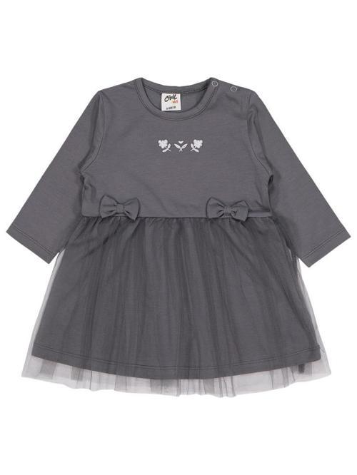 Elbise  6-18 Ay  - Gri12-18 Ay