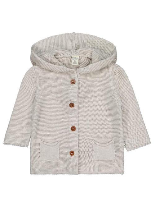 Kapşonlu Cepli 3-12 Ay Hırka - Pembe12-18 Ay