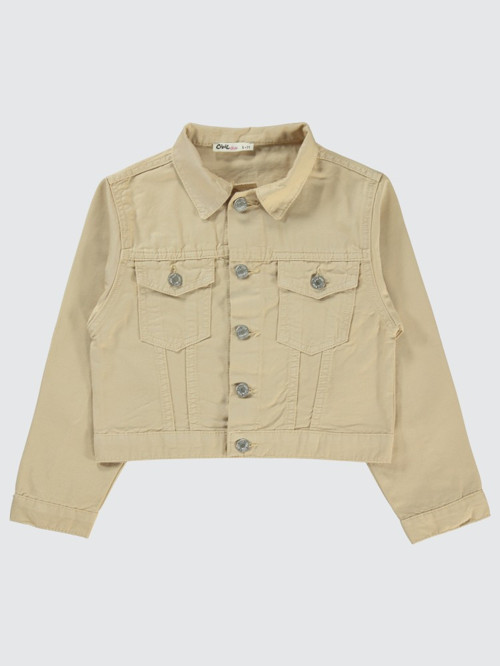 Keten 6-9 Yaş Ceket - Bej7-8 Yaş