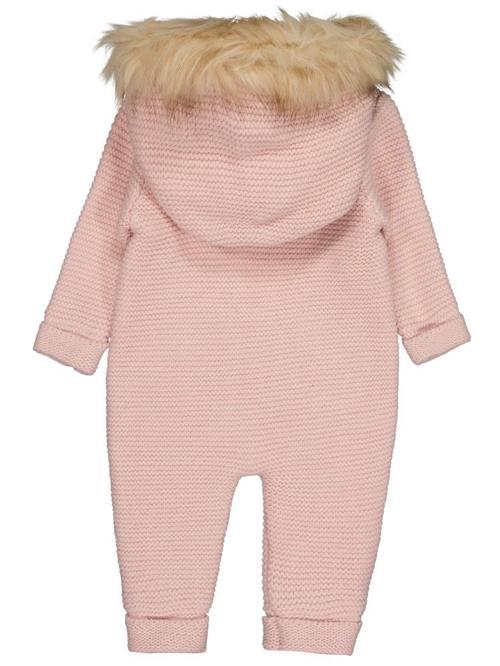 Kapşonlu 3-12 Ay Tulum - Pembe12-18 Ay